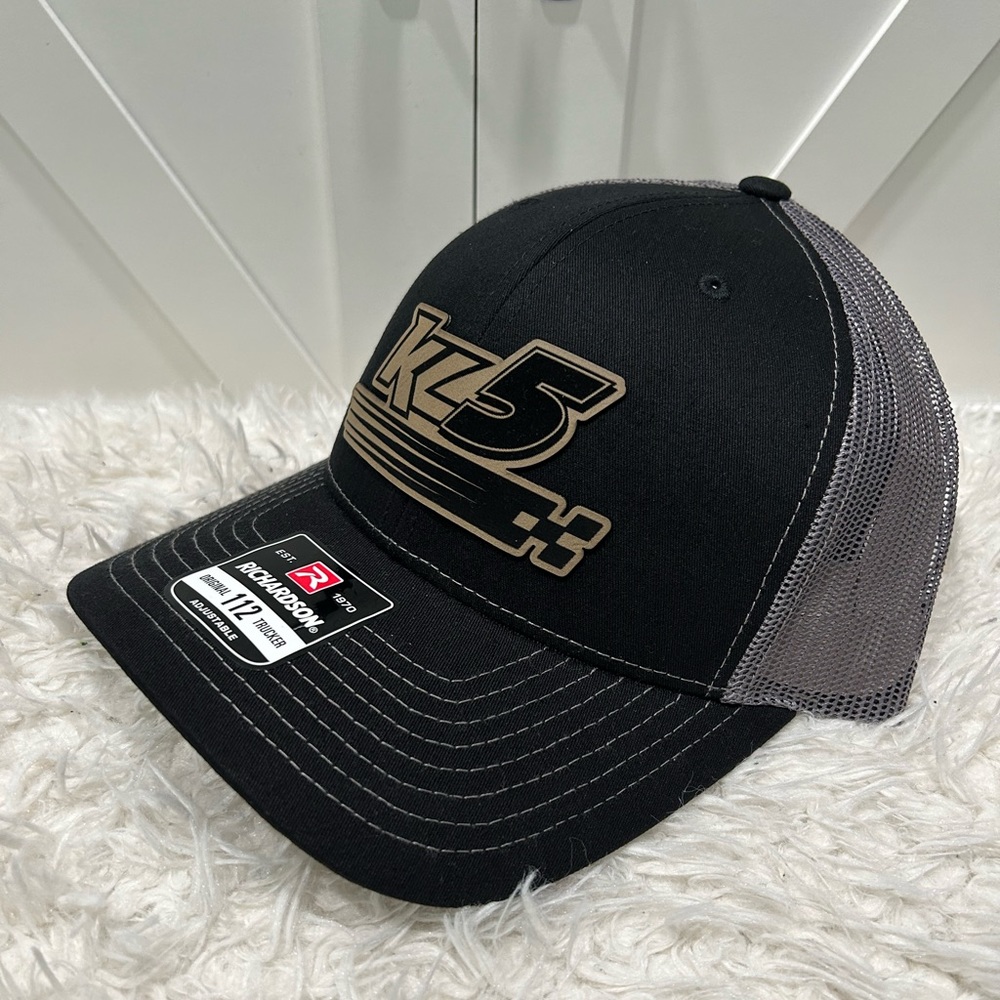 Laser engraved, Kyle Larson Hendrick Motorsport. Richardson 112 trucker hat.